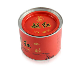 越红茶叶罐|圆形茶叶铁盒